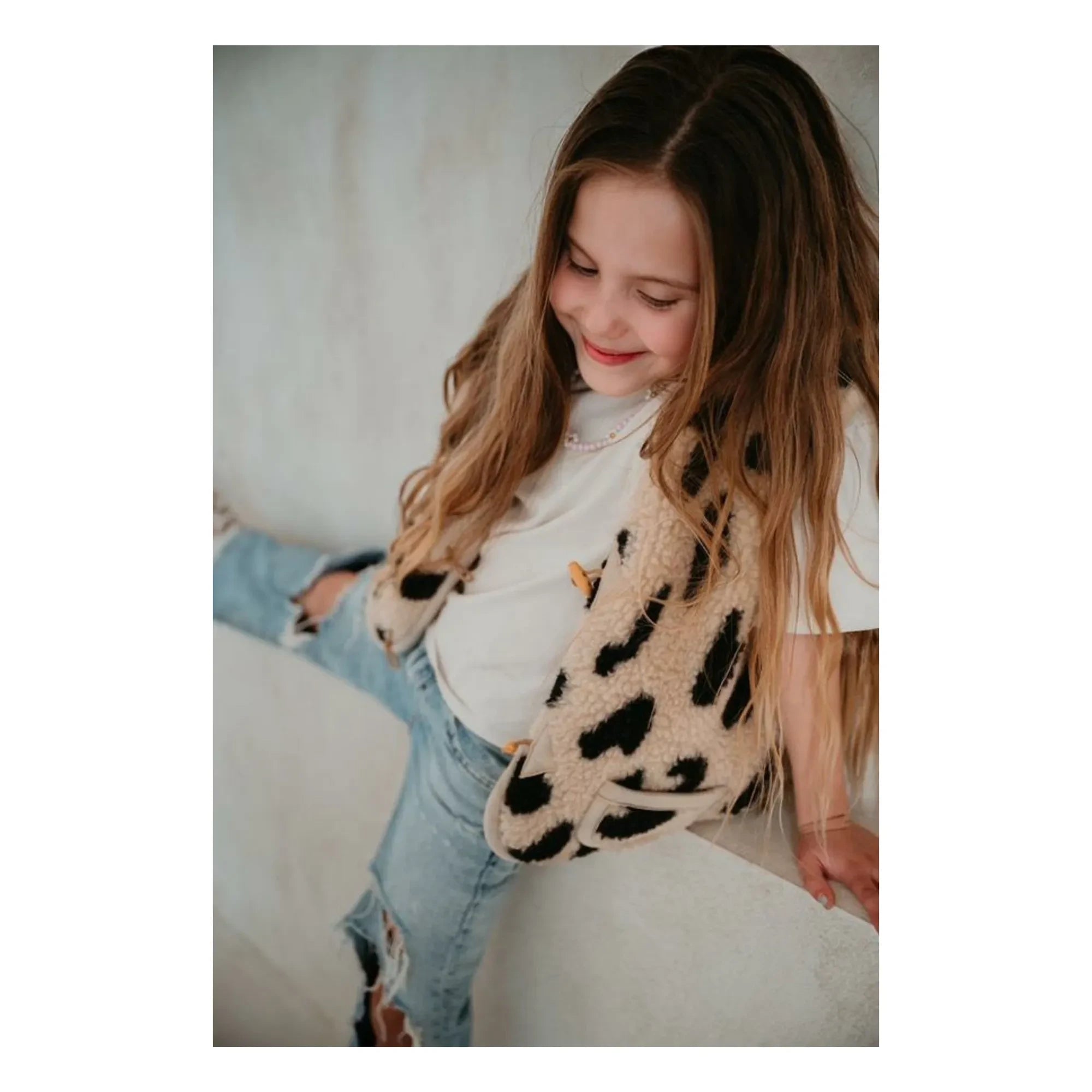 Alwero - Alpen Cheetah Sleeveless Vest | Beige