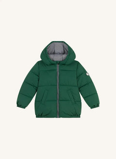 Petit Bateau - Düz Desenli Dolgulu Mont | Krom yeşili