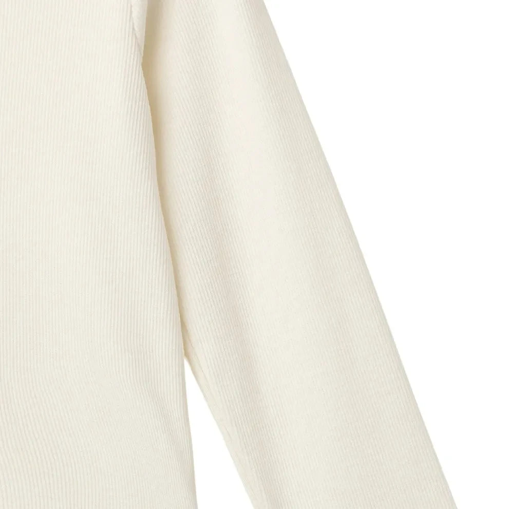 Copenhagen Colors - Crepe Ribbed T-Shirt | Cream