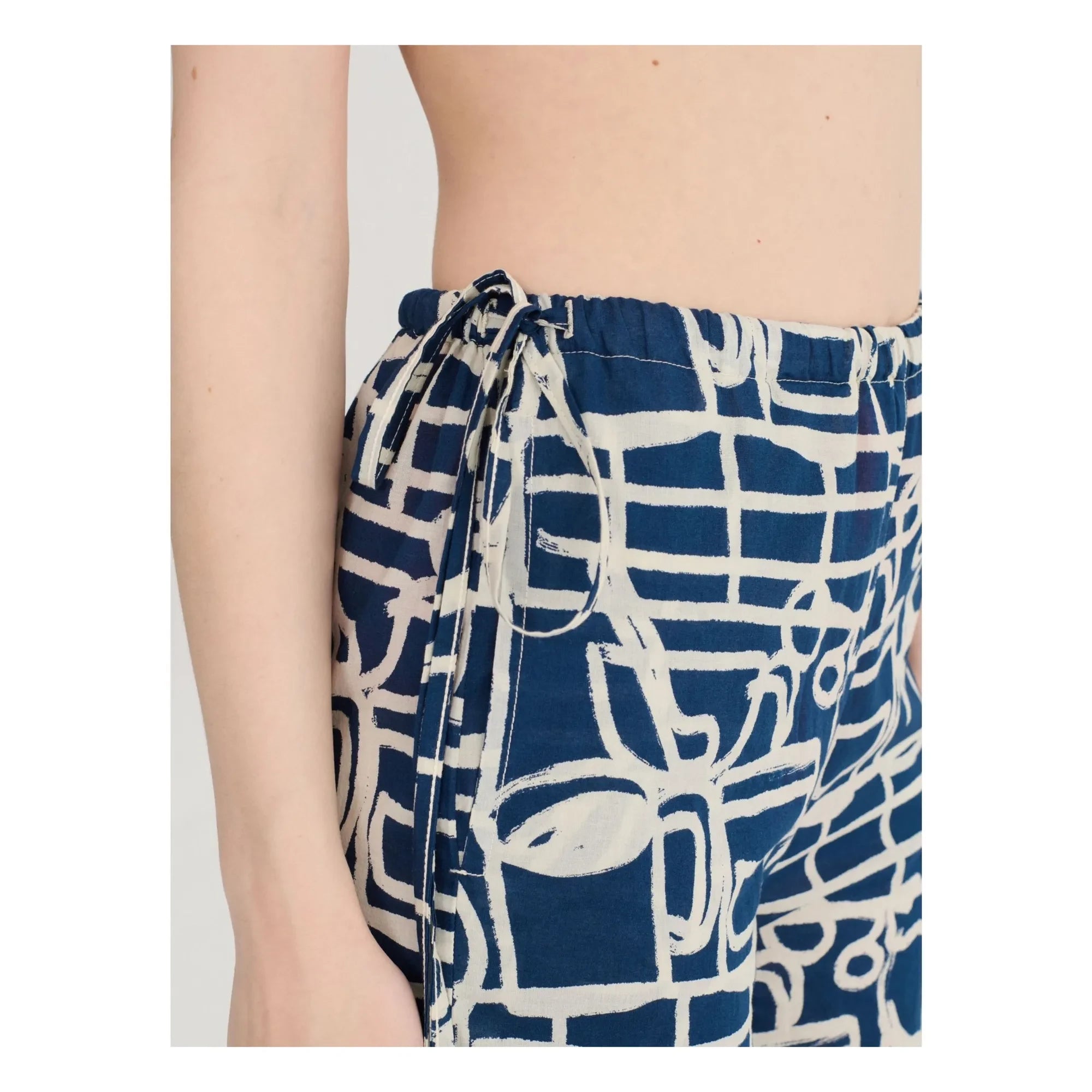 Bobo Choses - Cookery Festival Organic Cotton Pants | Navy Blue