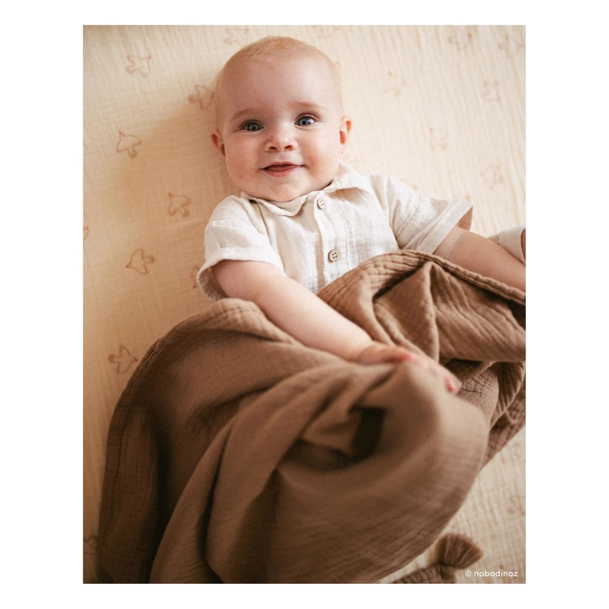 Nobodinoz - Wabi-Sabi Sleeping Blanket | Sand