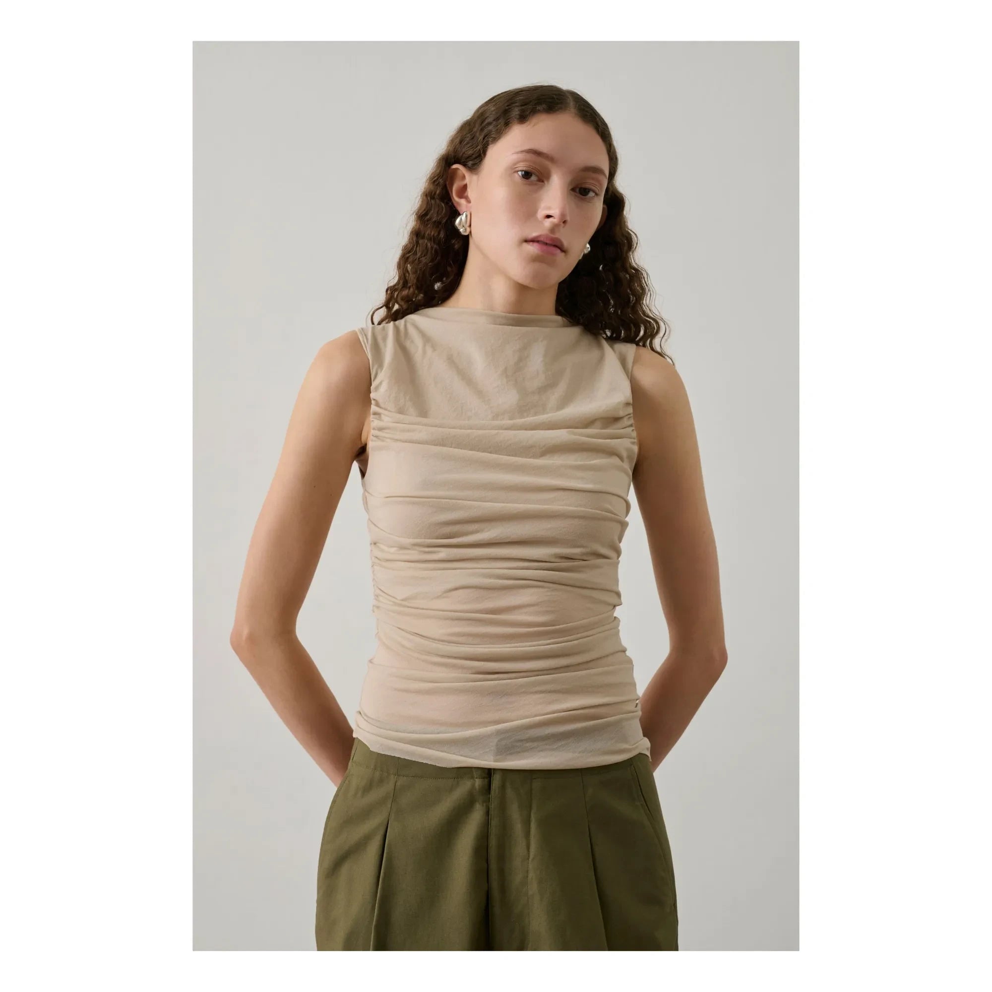 Soeur - Irina Cotton T-Shirt | Mastic
