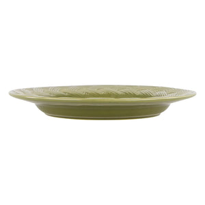 House of Capricorn - Wicker Dinner Plate | Green