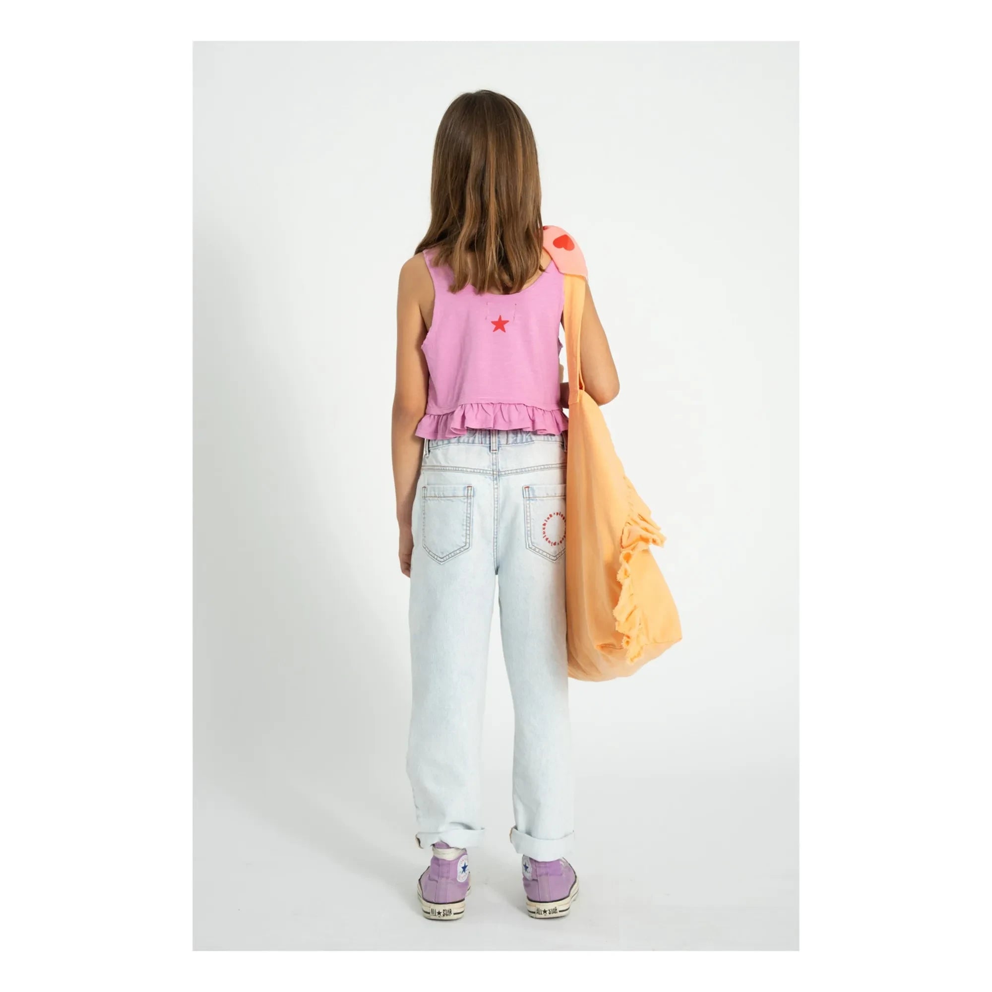 Piupiuchick - Jean Mom | Stone-washed Blue