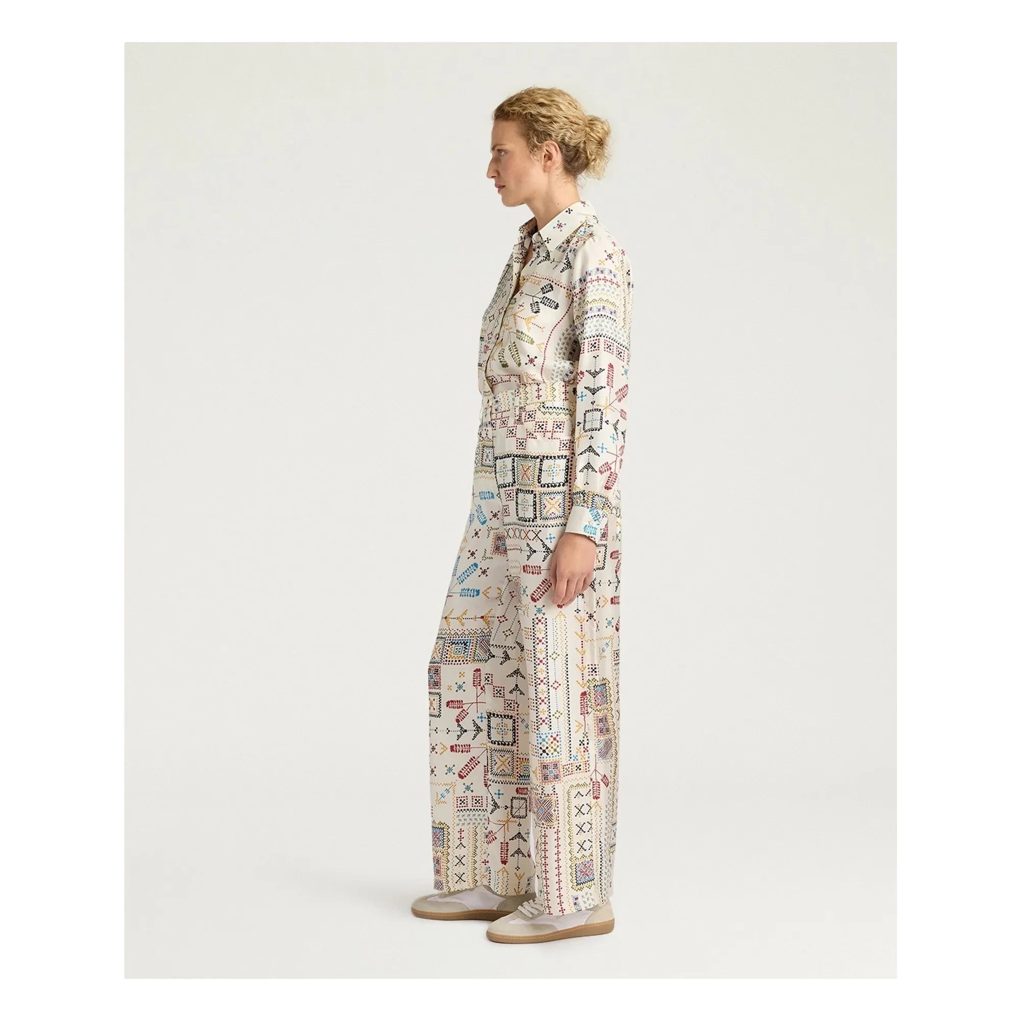 Momoni - Ortiz Silk Pants | Cream