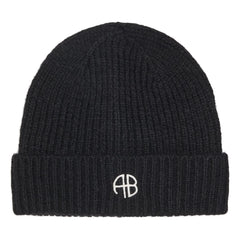 Anine Bing - Elia Wool and Alpaca Beanie | Black