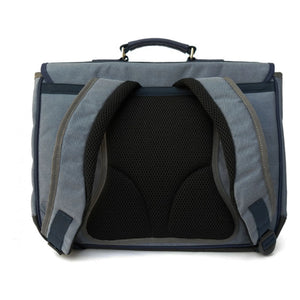 Caramel & Cie - Wolf messenger bag | Grey Blue