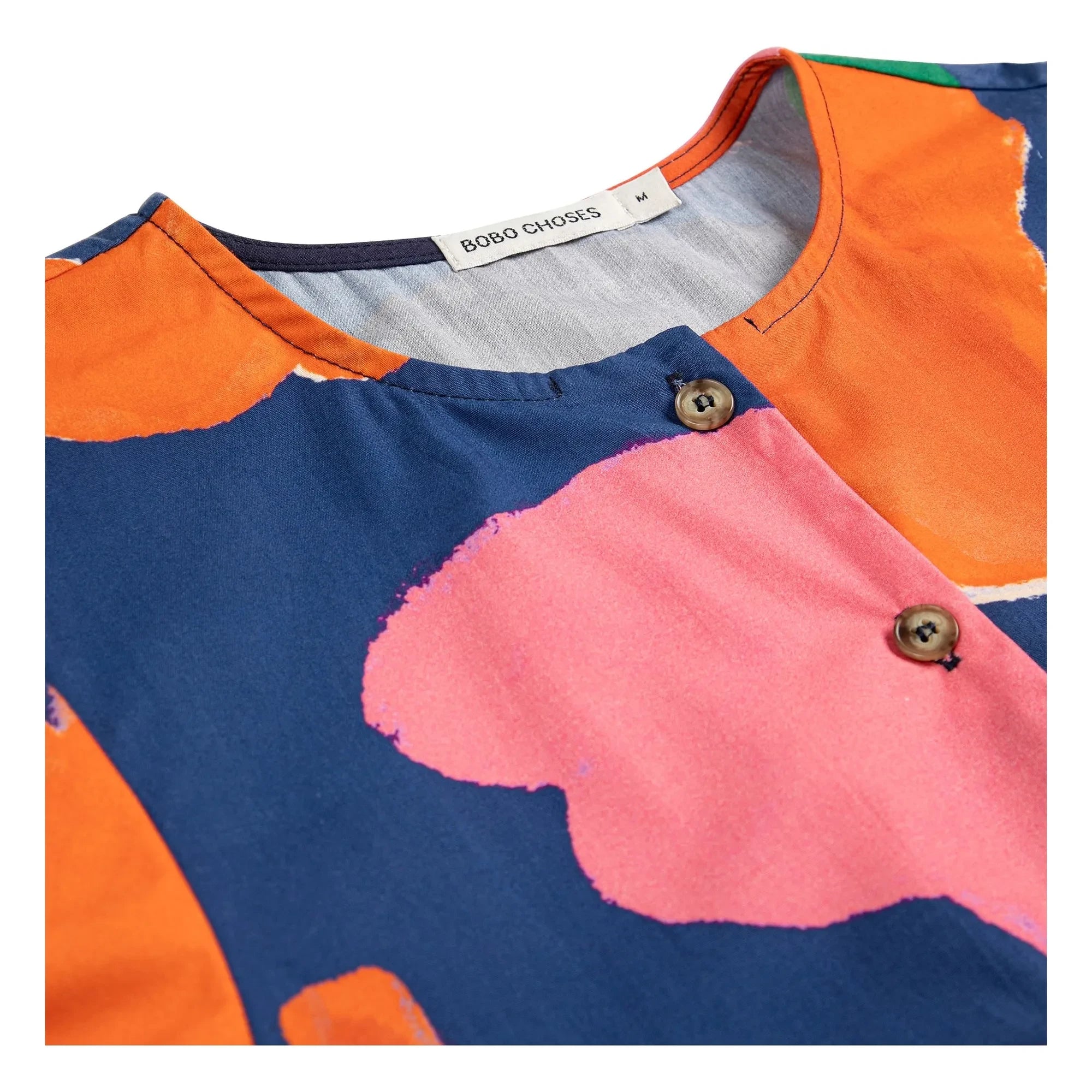 Bobo Choses - Floral Color Organic Cotton Blouse | Pink