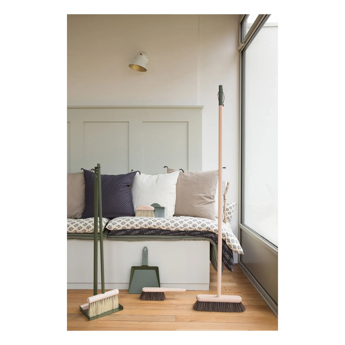Andrée Jardin - Brush and broom set | Olive green