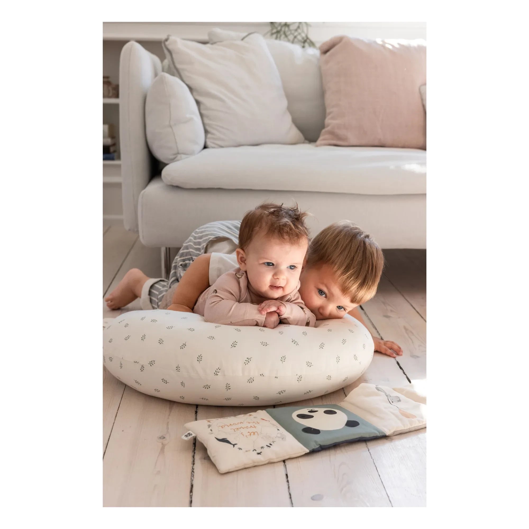 Sebra - Sophora Leaves Nursing Pillow | White