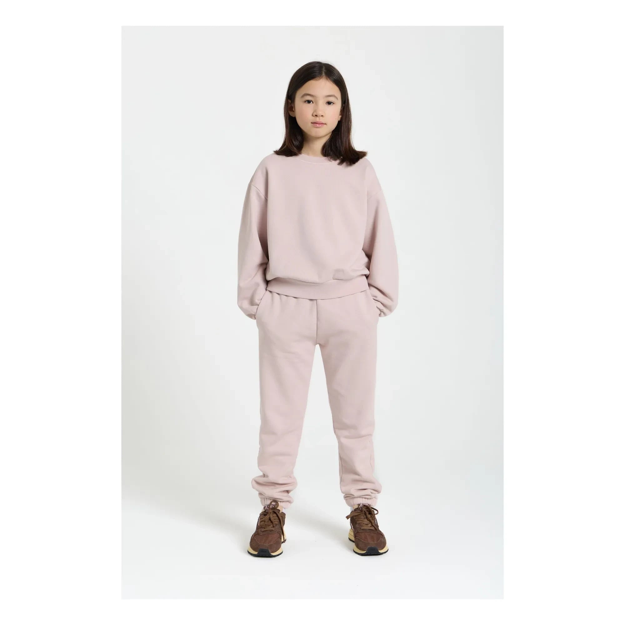 Smallable Kid - Kiwi Organic Cotton Joggers | Pale Pink