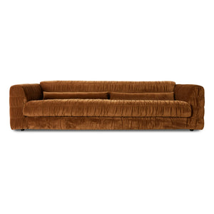 HKliving - Club 4-Person Sofa | Caramel