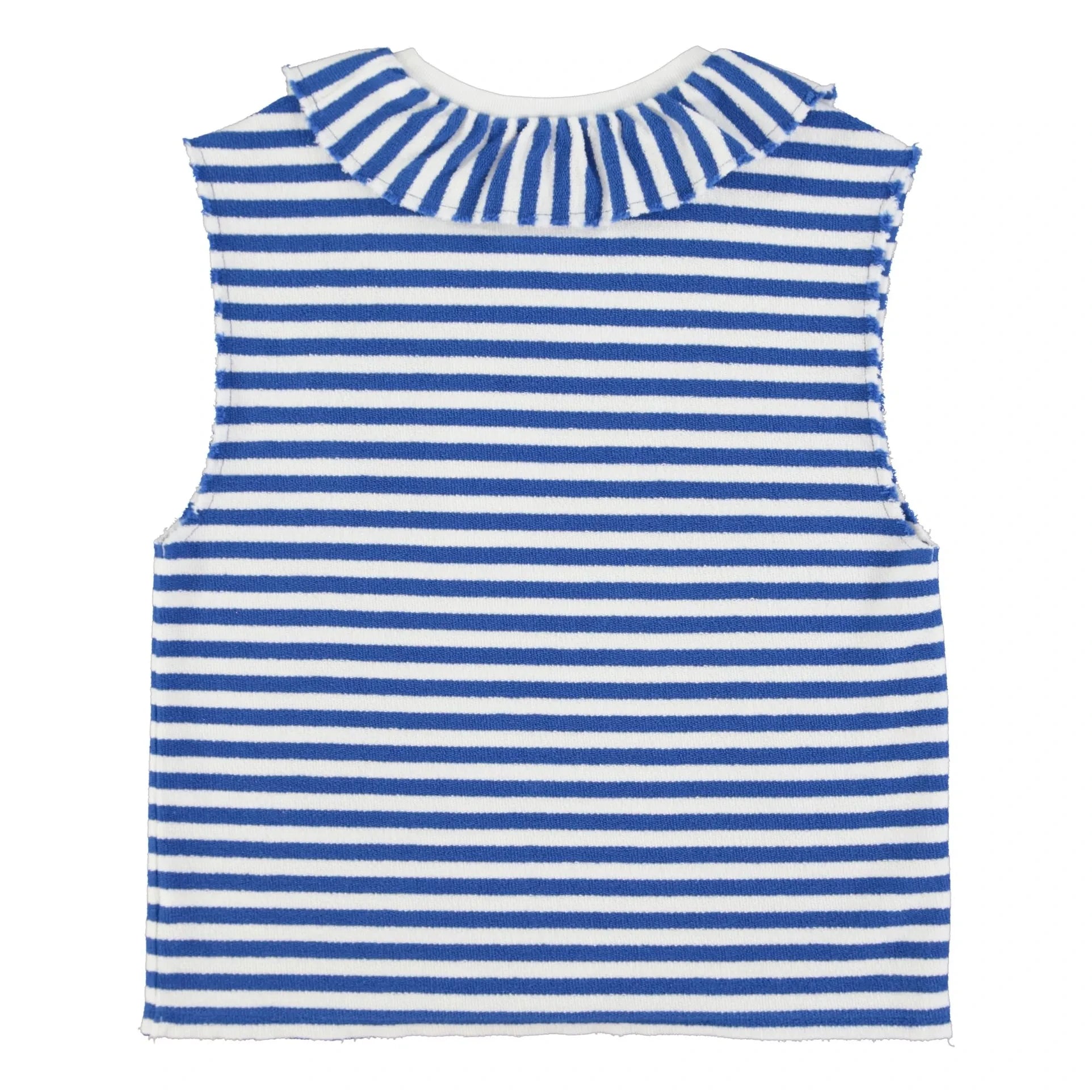 Sisters Department - Mathilde Organic Cotton Striped Tank Top | Blue