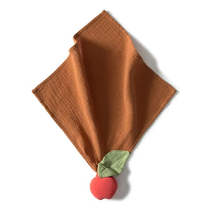 Oli & Carol - Pepa la Pomme Plush Pacifier Clip | Red