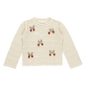 Rylee + Cru - Cherry Sweater | Ecru