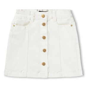 Molo - Denim Bera Skirt | White