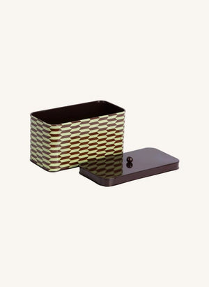 Present Time - Salerno Metal Storage Box | Brown