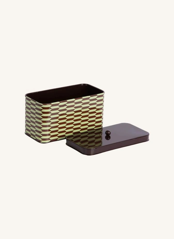 Present Time - Salerno Metal Storage Box | Brown