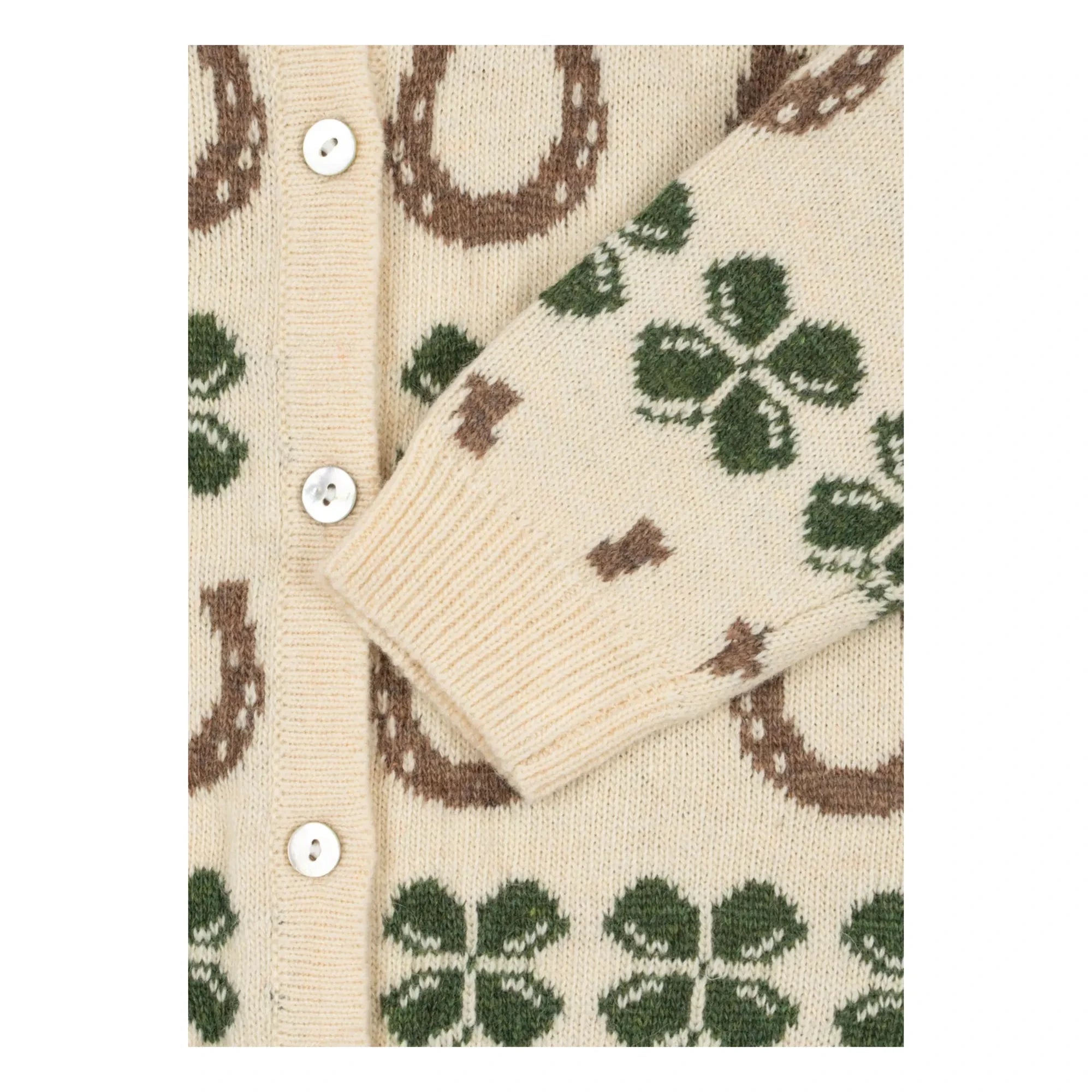 Konges Sløjd - Belou Chance Wool Cardigan | Beige