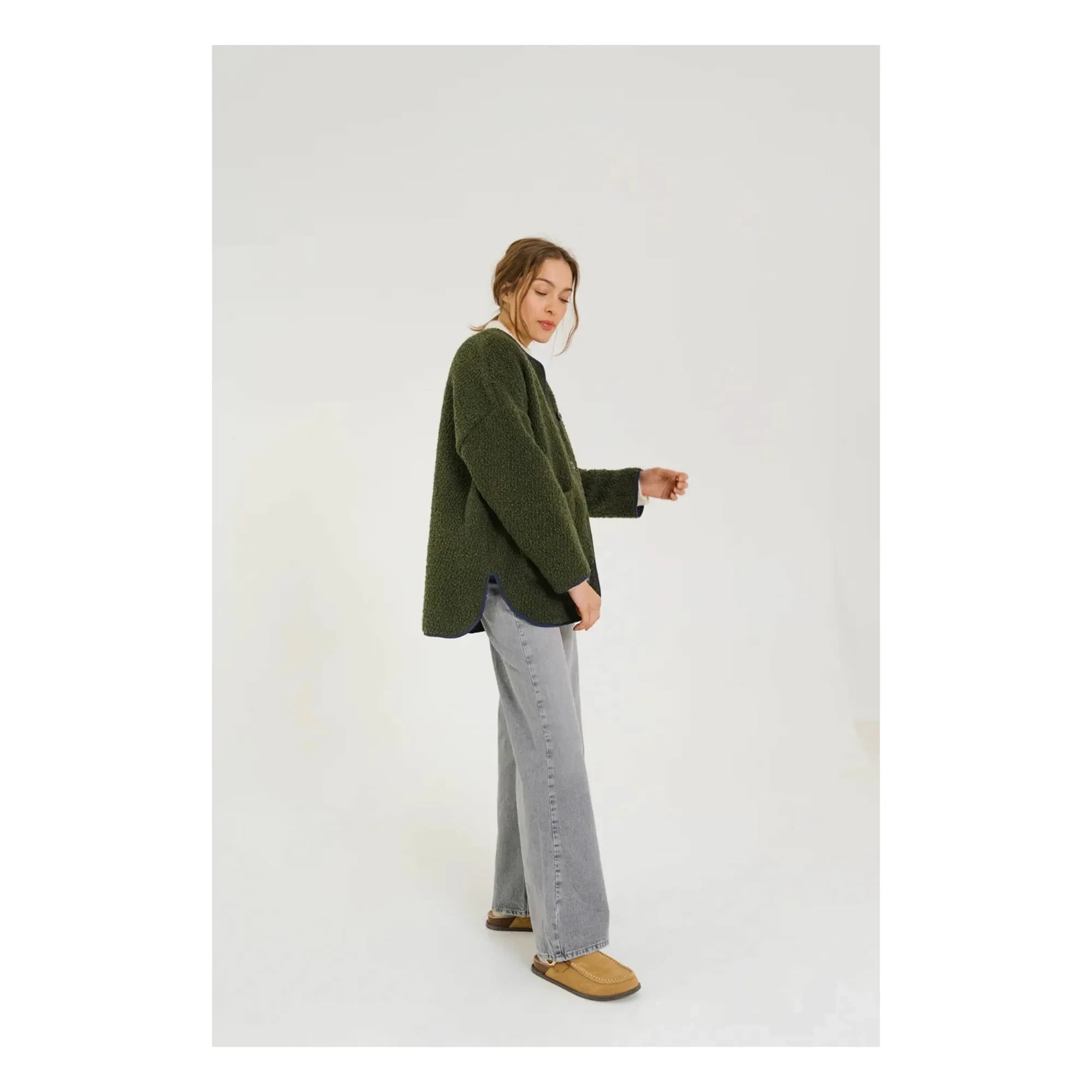 Sacrécoeur - Bari Greenlake Pure Wool Jacket | Green