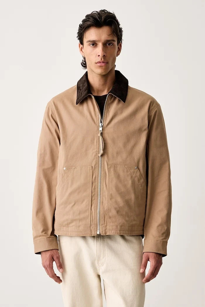 Men's cotton and elastane transitional jacket