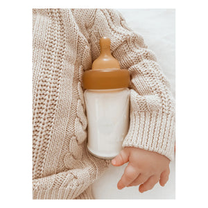 Hevea - Wide Mouth Glass Bottles - Slow Flow - Set of 2