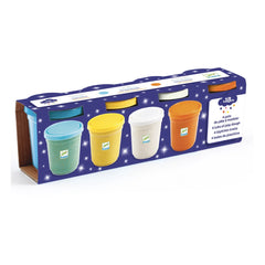 Djeco - Glitter Play Dough - Set of 4