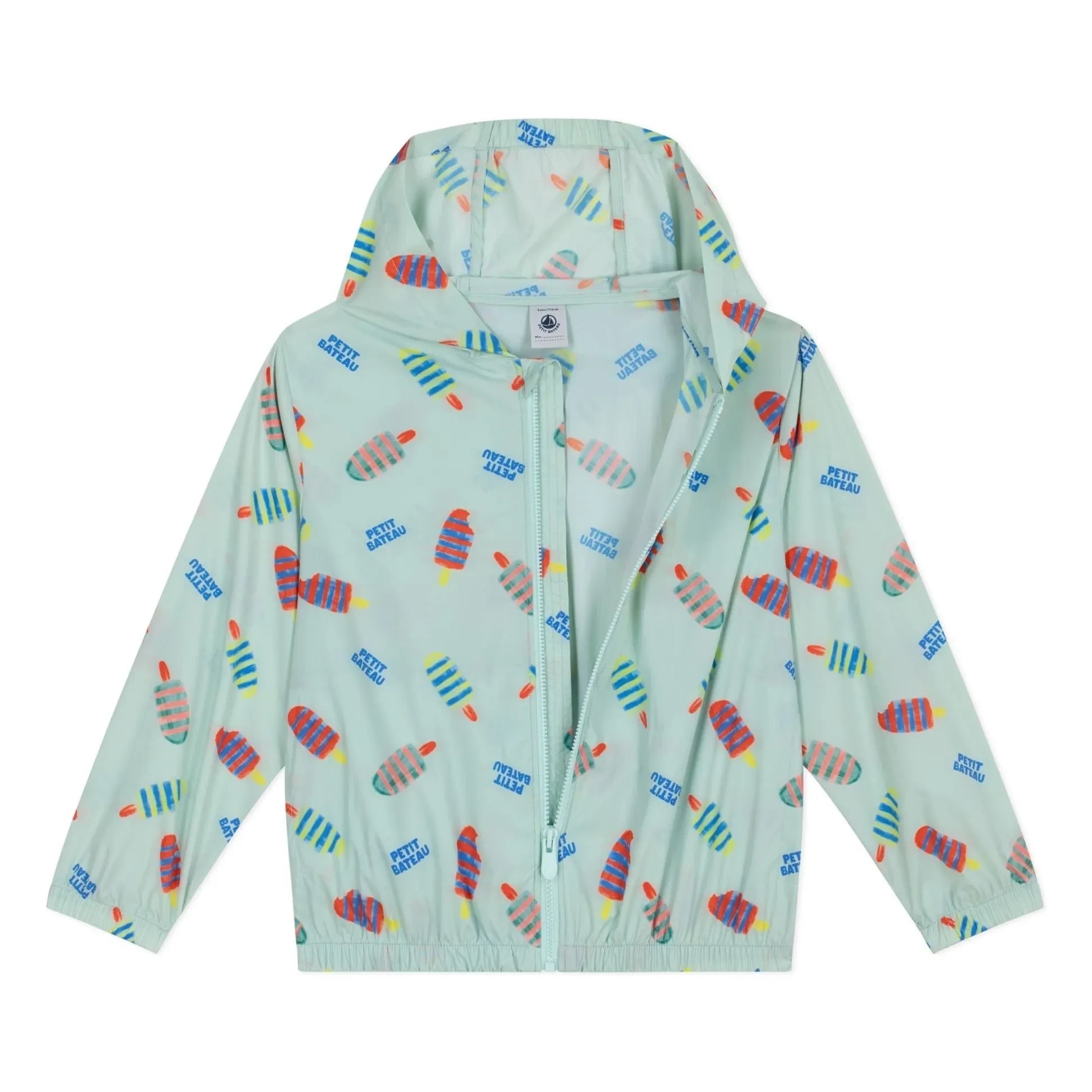 Petit Bateau - Çiçek Desenli Rüzgarlık | Beyaz