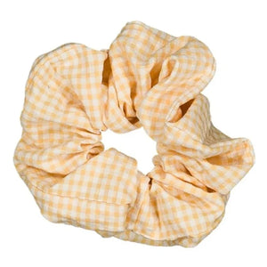 Dormouse - Lou Scrunchie Vichy Organik Pamuk | Sarı
