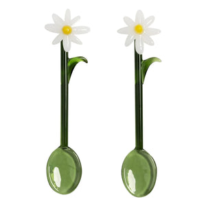 &Klevering - Spoons Flora - Set of 2 | White