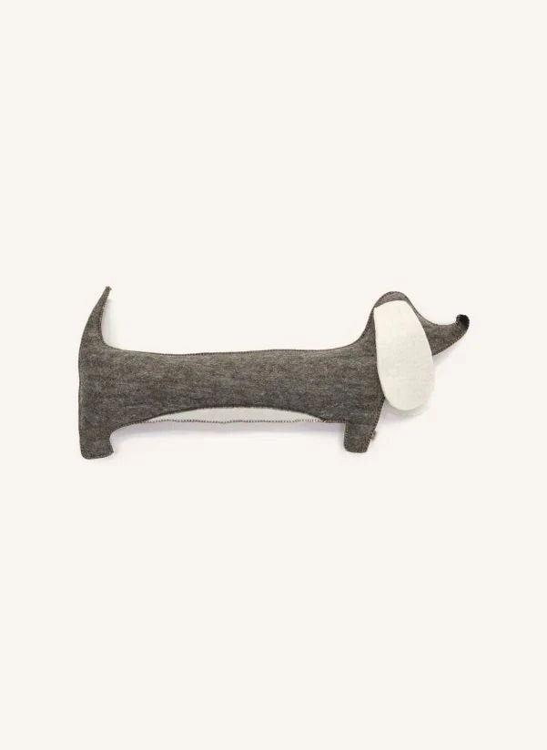 Muskhane - Pasu Dachshund Felt Cushion | Charcoal Gray