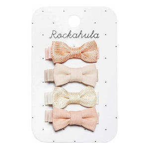 Rockahula Kids - 4-Piece Bow Set | Pink
