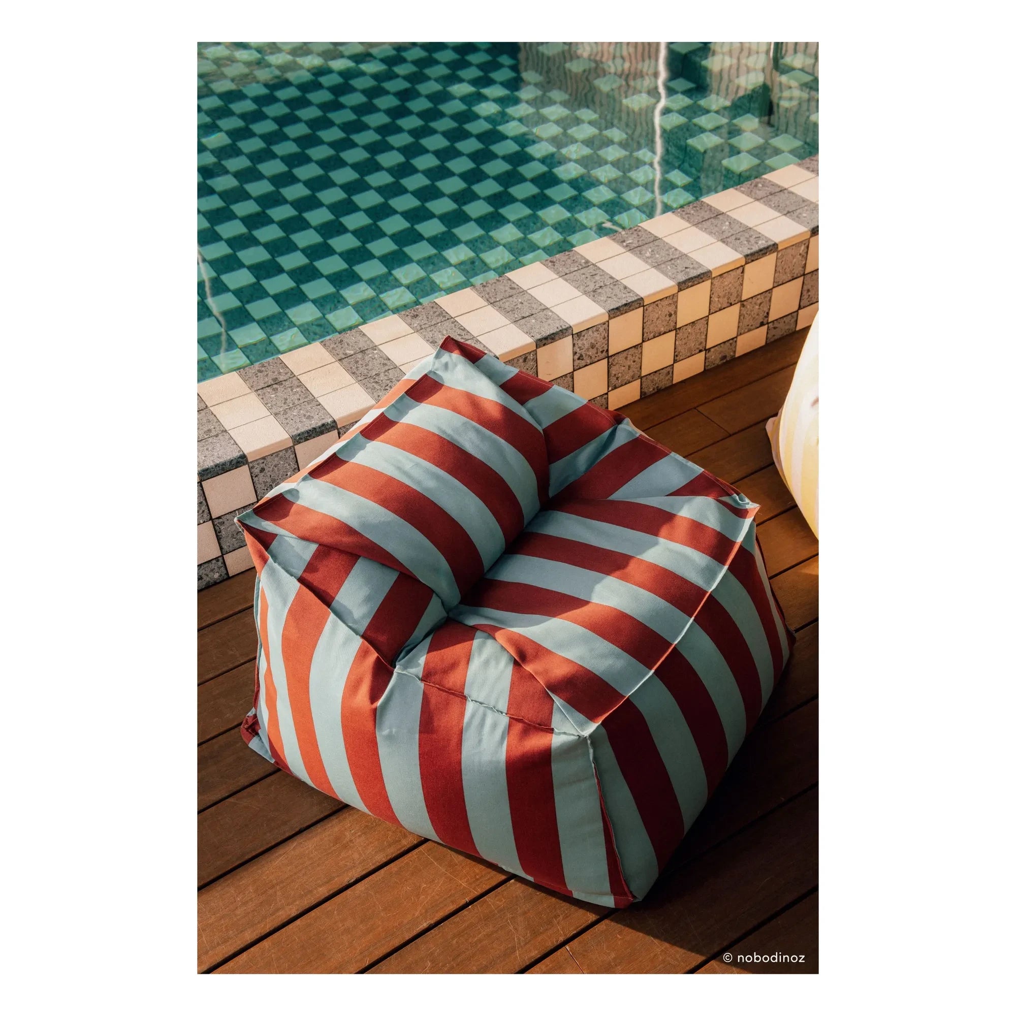 Nobodinoz - Lenny Outdoor Pouf Armchair | Toffee