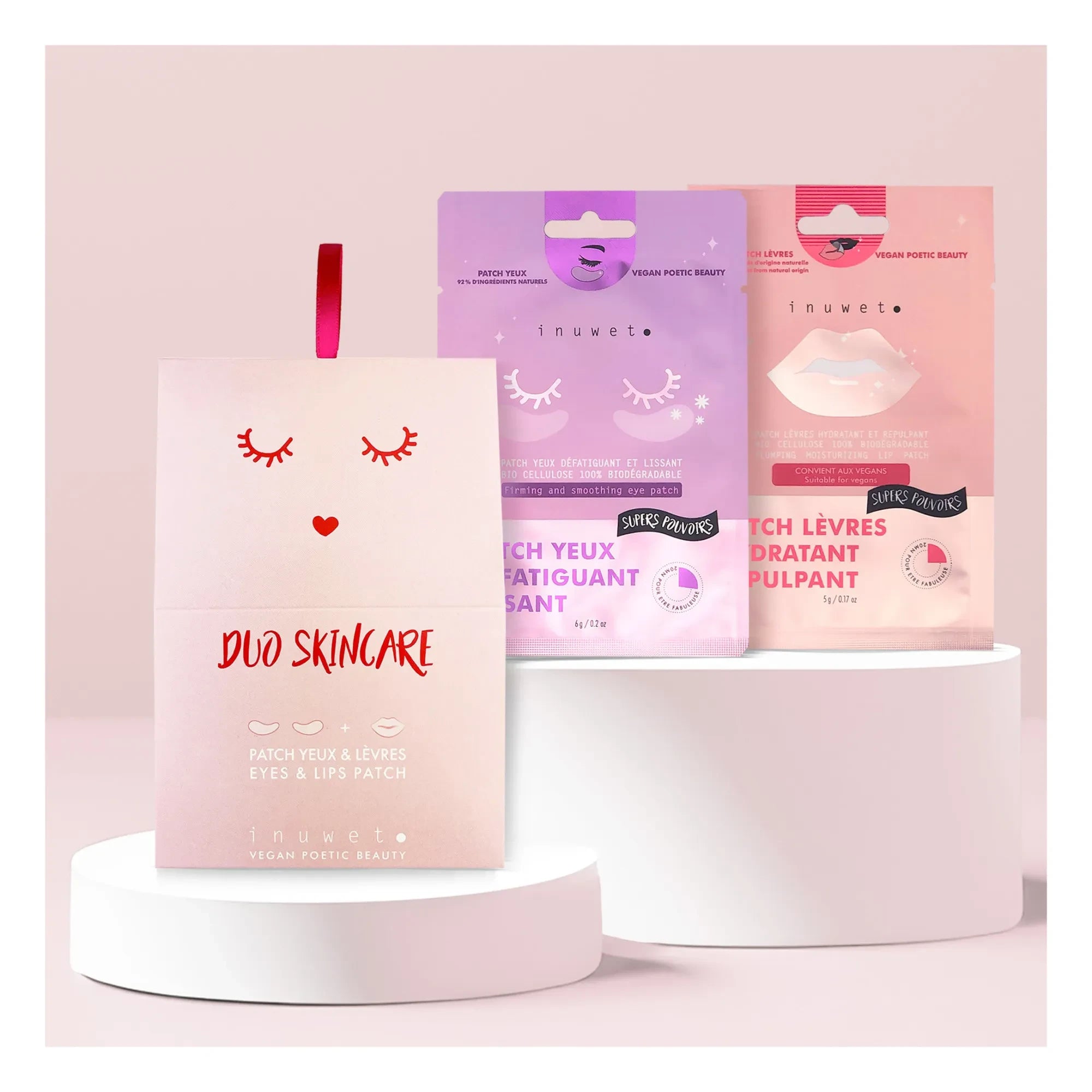 Inuwet - Dual Skin Care Patches for Eyes and Lips