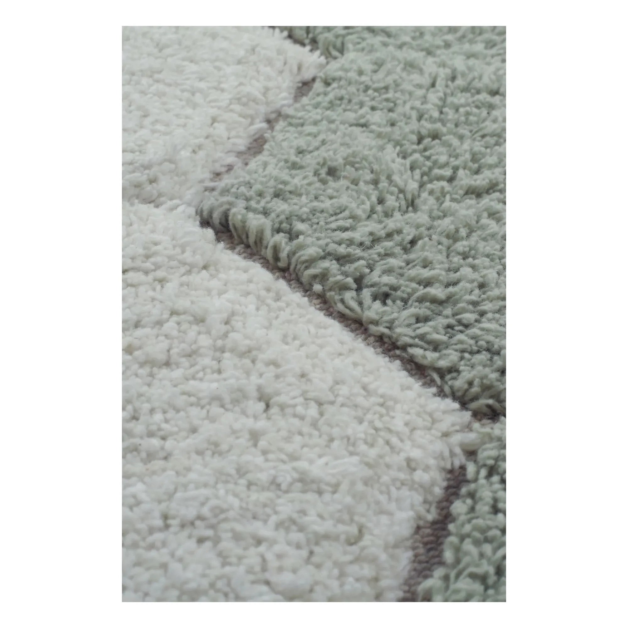 Lorena Canals - Honeycomb Round Rug | Gray Blue