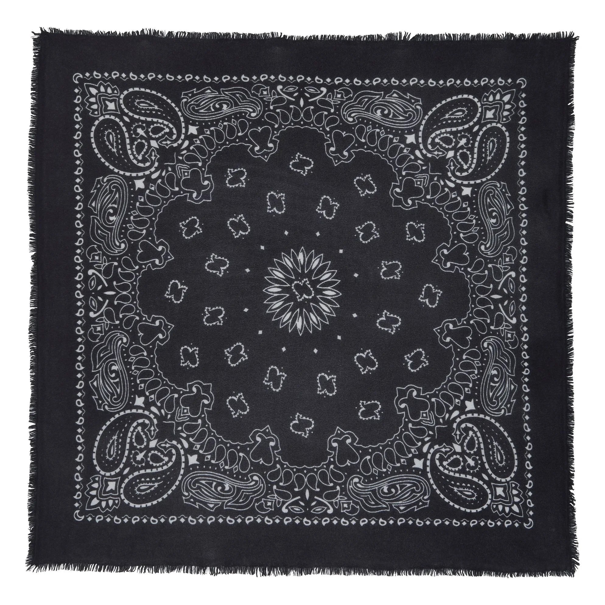 Kujten - Hachiko Cashmere Bandana | Black