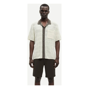 Samsoe Samsoe - Sapercy Short Sleeve Knit Shirt | White