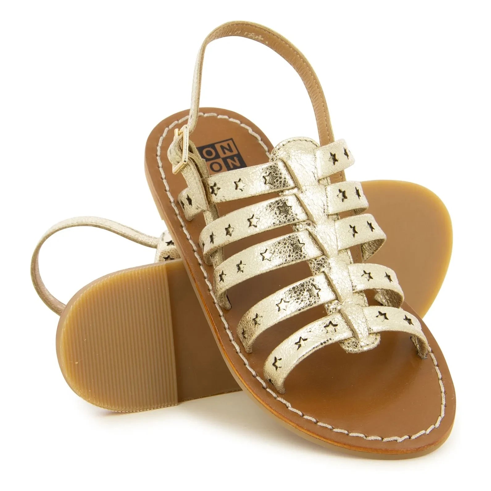Bonton - Sandy Spart Sandals | Gold