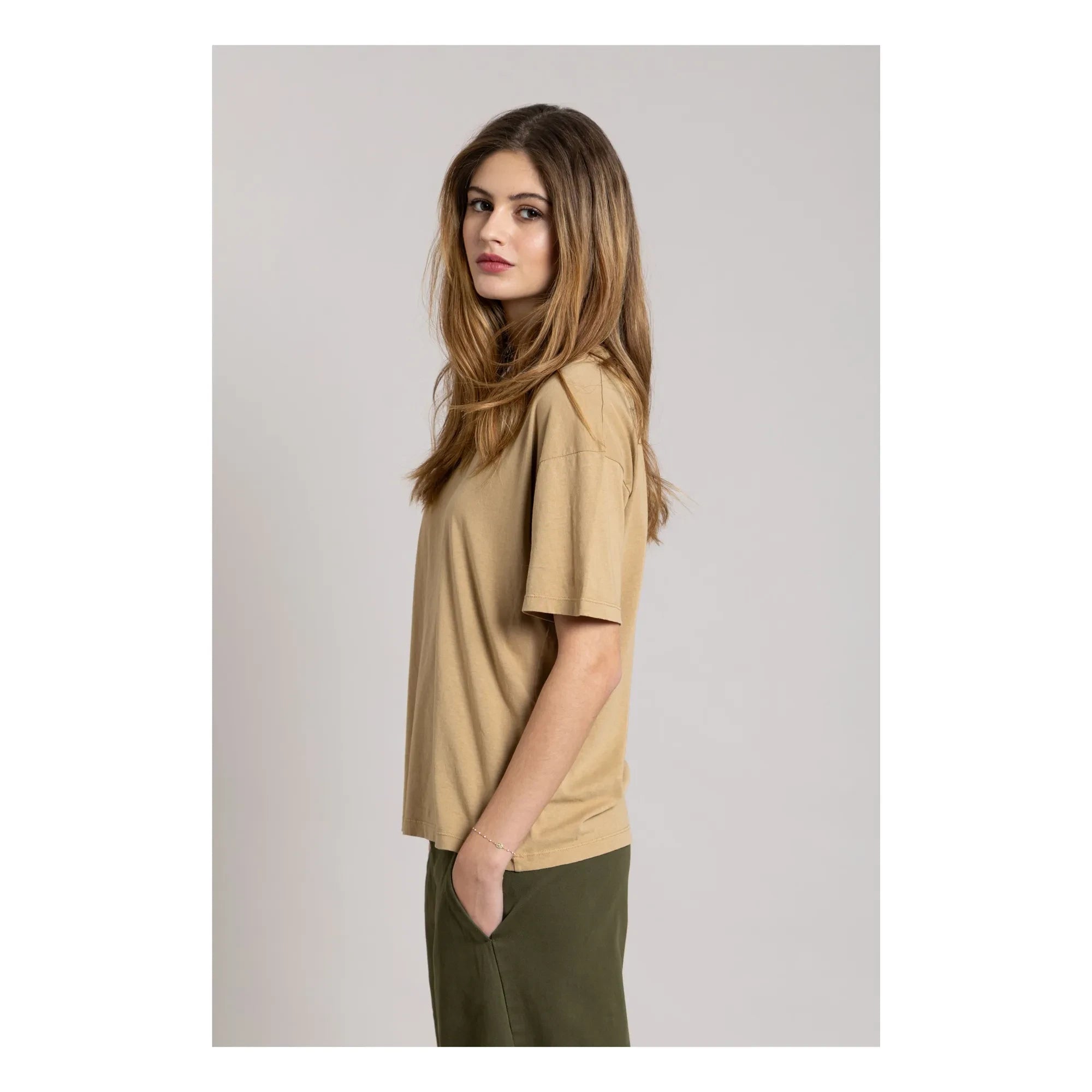 Smallable Woman - Hana Organic Cotton T-Shirt | Camel