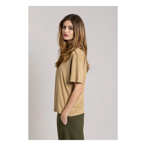 Smallable Woman - Hana Organic Cotton T-Shirt | Camel