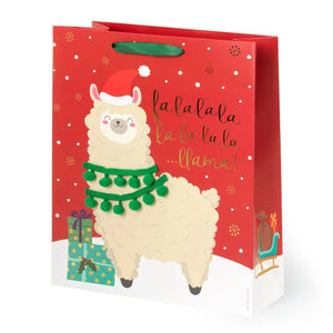 Legami - Llama Christmas Gift Bag - Large