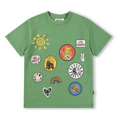 Molo - Riley T-shirt Organic cotton patches | Green