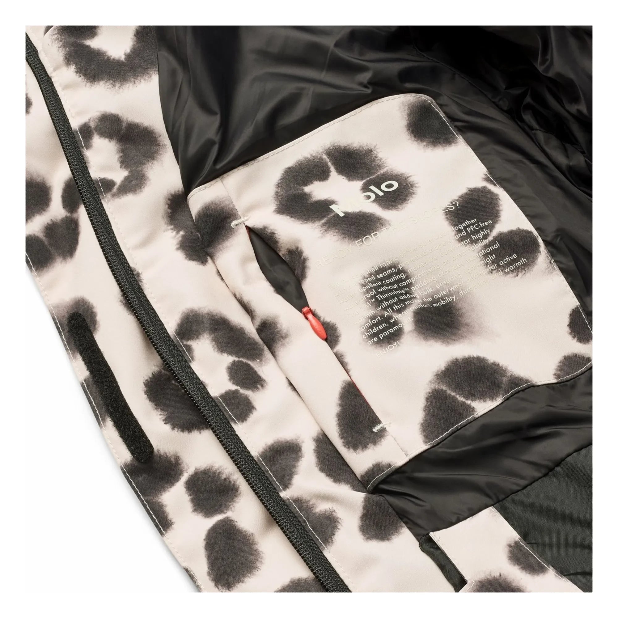 Molo - Hansine Pro Leopard Ski Jacket | Beige