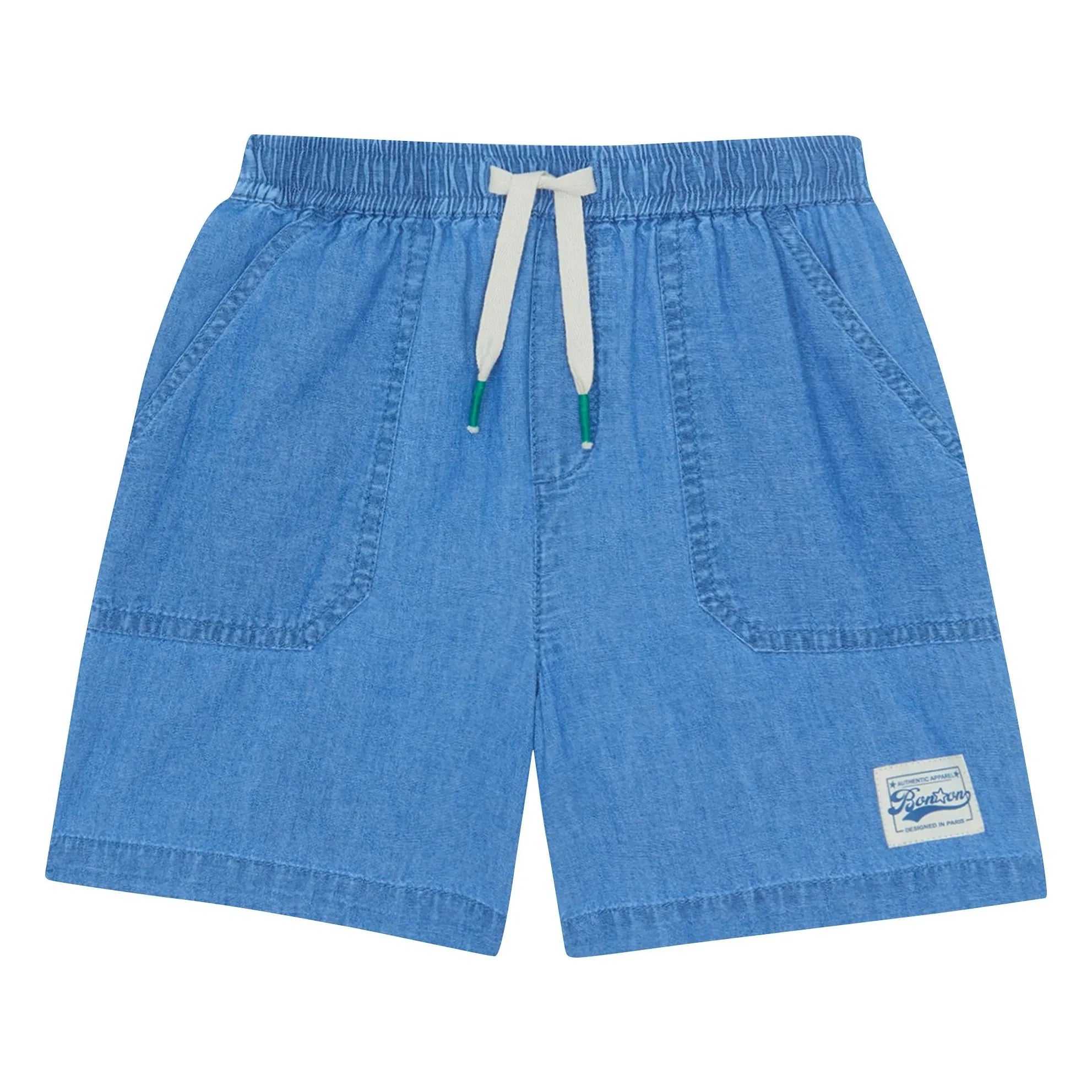 Bonton - Naples Chambray Shorts | Denim Blue