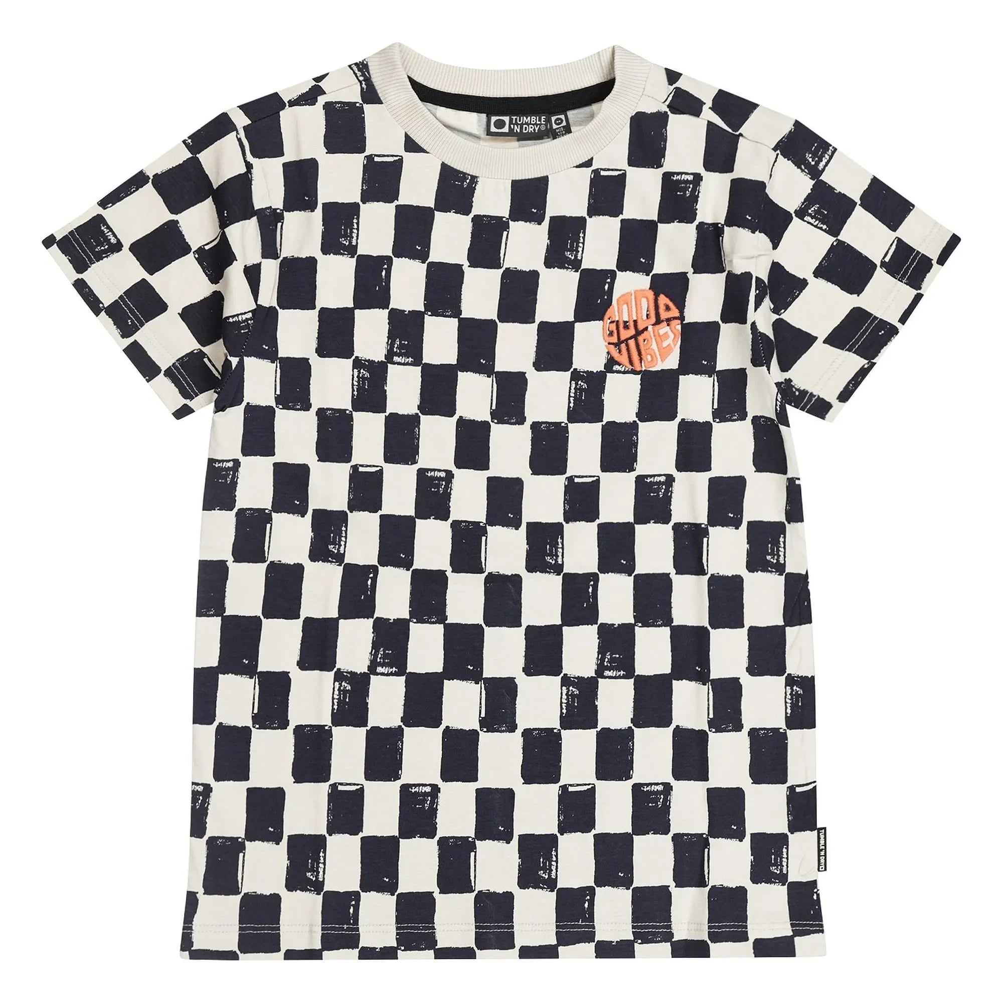 Tumble N'Dry - Organic Cotton Fitted T-Shirt | Dark Blue