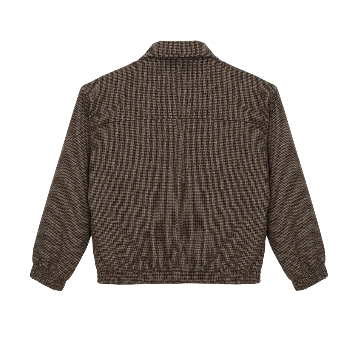 Finger in the nose - Sage Houndstooth Yün Ceket | Kahverengi