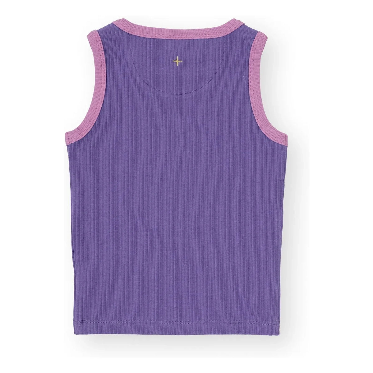 Goldie + Ace - Contrast Ribbed Tank Top | Purple