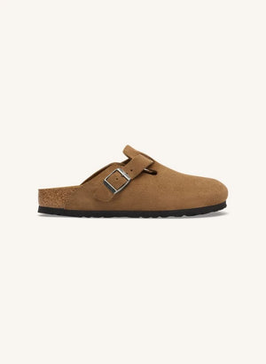 BIRKENSTOCK - Boston Süet Terlikler | Camel