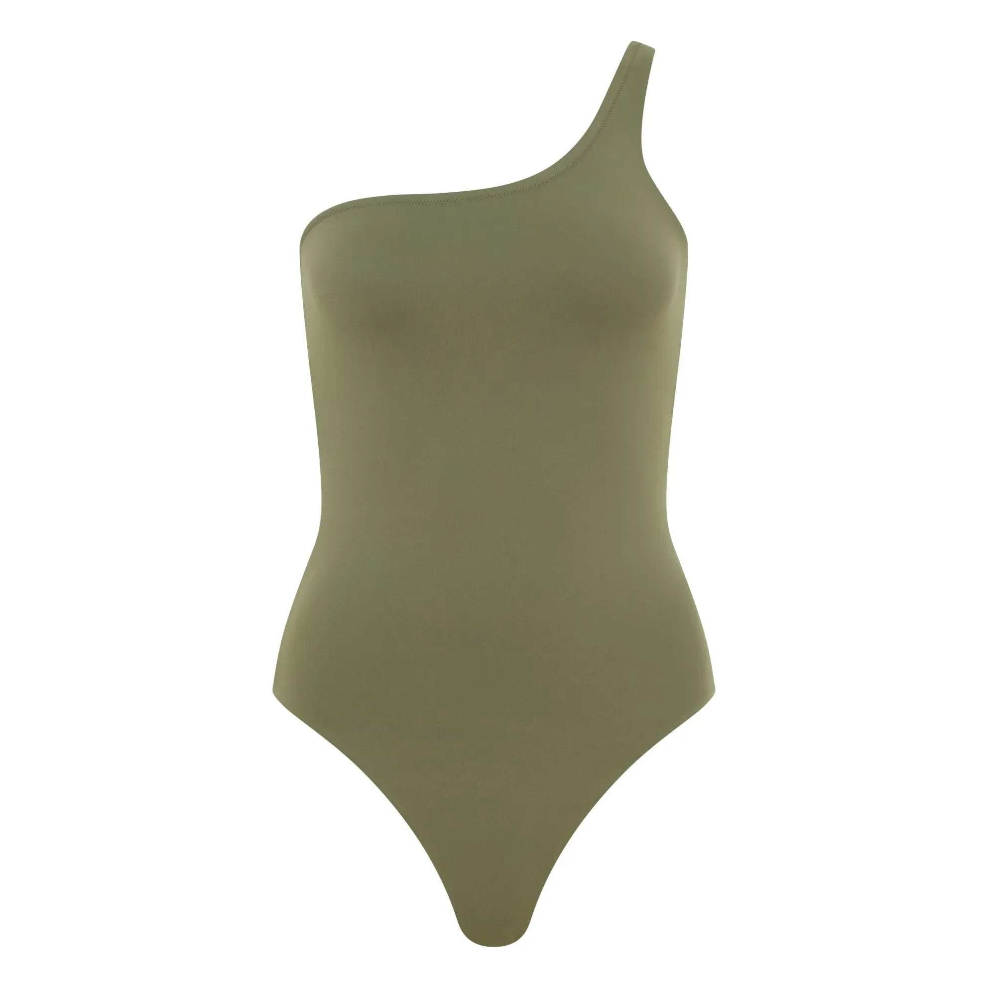 Smallable Woman - Janet Asymmetrical One-Piece Swimsuit | Light Khaki