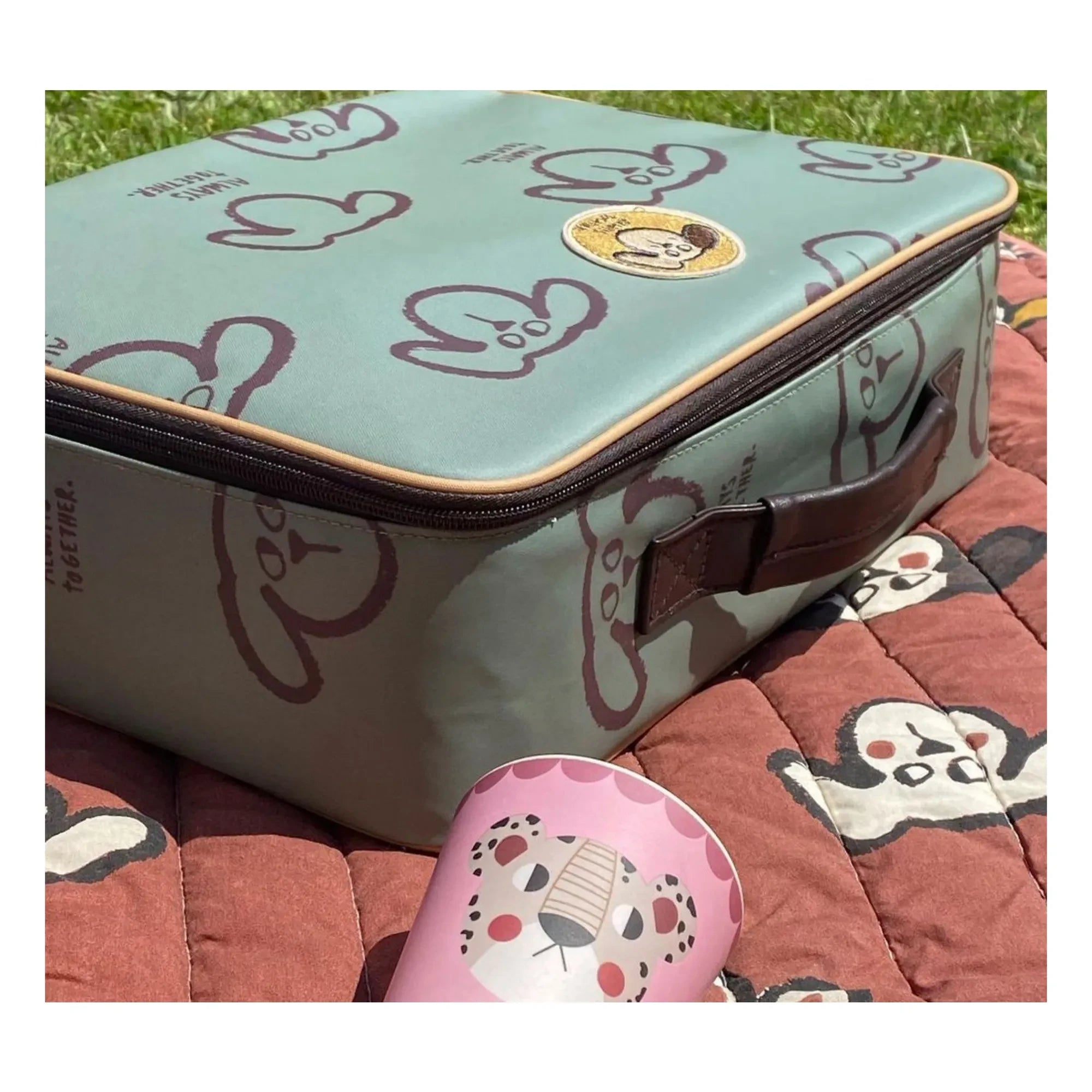 Studio Loco - Dog suitcase | Grey Blue